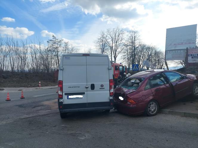 Wypadek na feralnym skrzyżowaniu w Ambrożowie