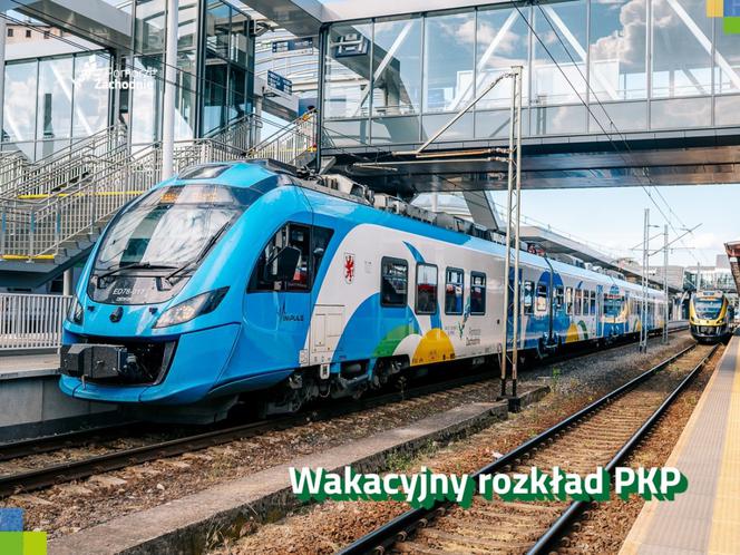  Wakacyjny rozkład jazdy i dodatkowe pociągi nad morze. Podróż koleją do Kołobrzegu,   Mielna i Darłowa