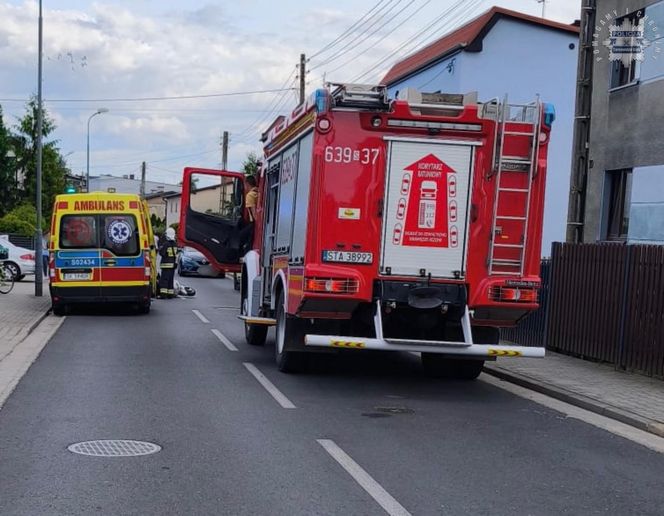Kierujący motocyklem został potrącony przez osobówkę 