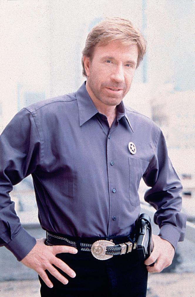 Chuck Norris na planie "Strażnika Teksasu"