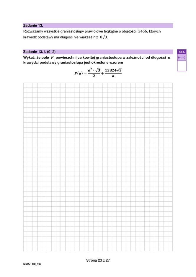 Matura z matematyki rozszerzonej – ARKUSZ FORMUŁA 2015