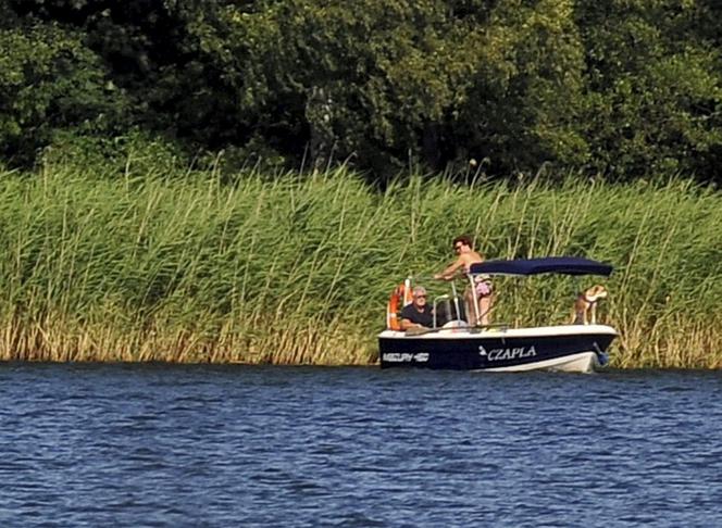 Jolanta i Aleksander Kwaśniewscy zaszyli się na Mazurach