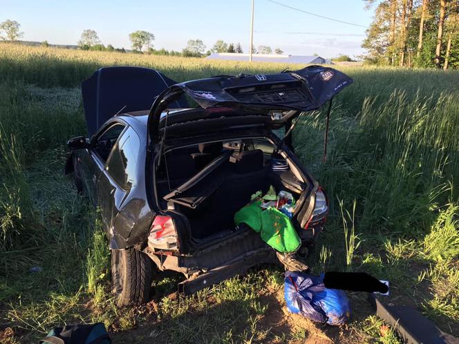 Czechowizna. Wypadek na DK 65. Zderzenie hondy z toyotą