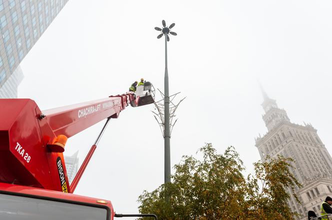 Świąteczne iluminacje w Warszawie