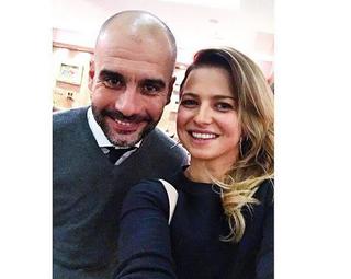 Anna Lewandowska i Pep Guardiola