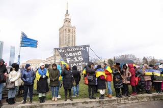 Pikieta w okolicy hotelu Marriott, w którym zatrzymał się Joe Biden