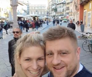 Tomasz Jakubiak z żoną