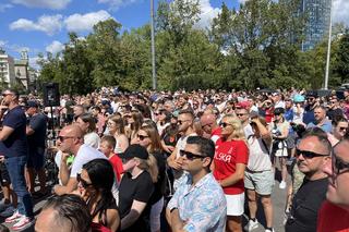 Polska - Francja, finał siatkówki, mecz o złoto. Strefa kibica w Warszawie [ZDJĘCIA]