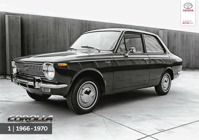 Toyota Corolla - 1 generacja (1966-1970)