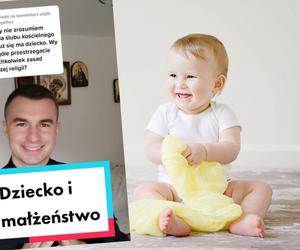 Dziecko przed ślubem? Ksiądz z TikToka rozwiewa wątpliwości [WIDEO]