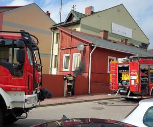 Pożar na ulicy Dworcowej! Na miejscu wszystkie służby