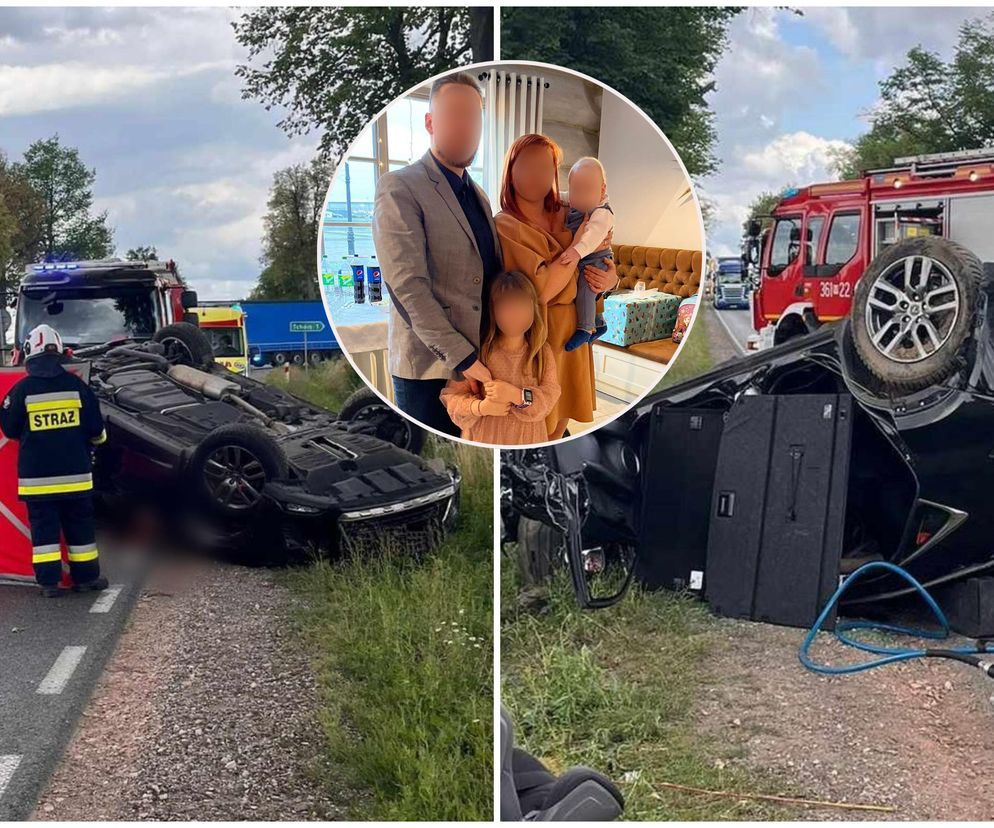 Tragiczny powrót z wakacji. Adam zginął, jego żonę i dzieci ocalił cud