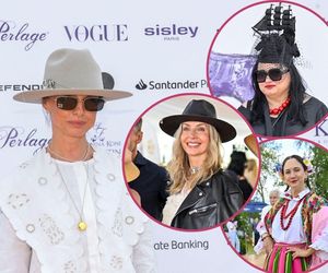 Sławni i bogaci bawią się na polskim Royal Ascot. Spójrzcie tylko, co Gosia Baczyńska miała na głowie!