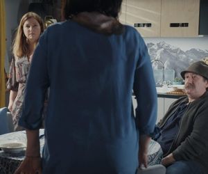 M jak miłość odc. 1869. Haneczka (Elżbieta Firek), stryj Jędrzej Gutowski (Piotr Majerczyk), Marysia (Małgorzata Pieńkowska)