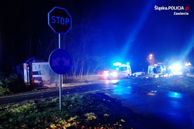 Tragiczny wypadek w Zawierciu. Nie żyją dwie osoby