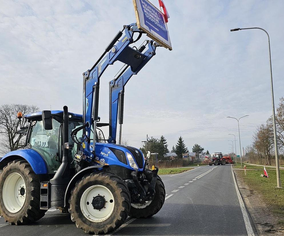 Protest rolników w Drawsku Pomorskim 