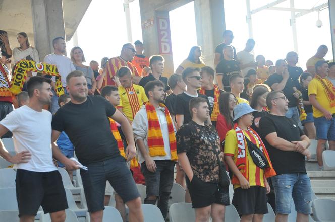 Korona Kielce - Cracovia. Zdjęcia kibiców podczas meczu. 10 sierpnia 2024