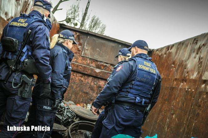 Zobaczcie jak wyglądała akcja policjantów na złomowiskach. 