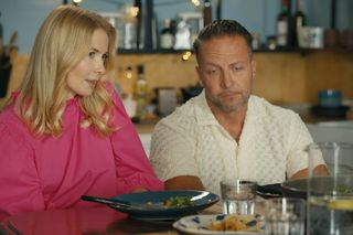 Barwy szczęścia, odcinek 3098. Dominika (Karolina Chapko), Sebastian (Marek Krupski)