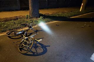 Śmiertelny wypadek pod Ostrzeszowem. 24-latek zatrzymany po ucieczce. Potrącił rowerzystę [ZDJĘCIA]