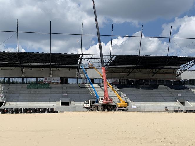 Nowy stadion GKS w Katowicach. Budowa