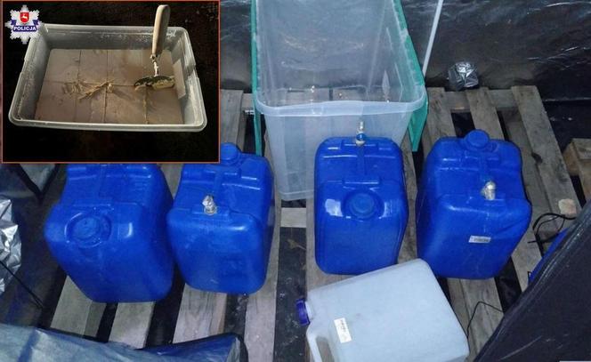 Narkotykowe laboratorium na Podlasiu. Policja zabezpieczyła ponad 200 kg nielegalnej substancji