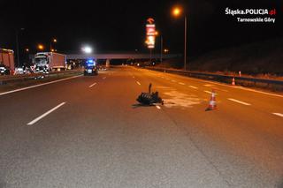 Wypadek na A1 w Wieszowej. Nie żyje 27-latek [ZDJĘCIA]