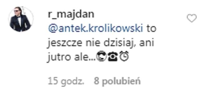 Radosław Majdan - komentarz