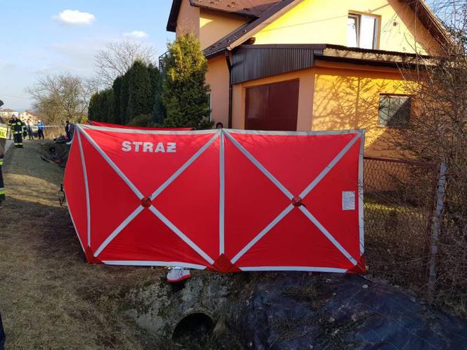 Wypadek w Mokrej Wsi, zginął motocyklista