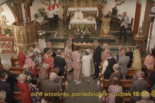 Pierwsza miłość po wakacjach. ślub Celiny (Grażyna Zielińska) i Romana (Lech Dyblik)