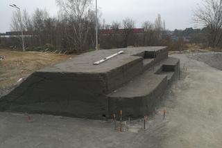 Budowa skateparku na os. Majowym - styczeń 2021