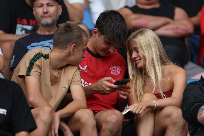 Kibice na meczu Piast Gliwice - Górnik Zabrze