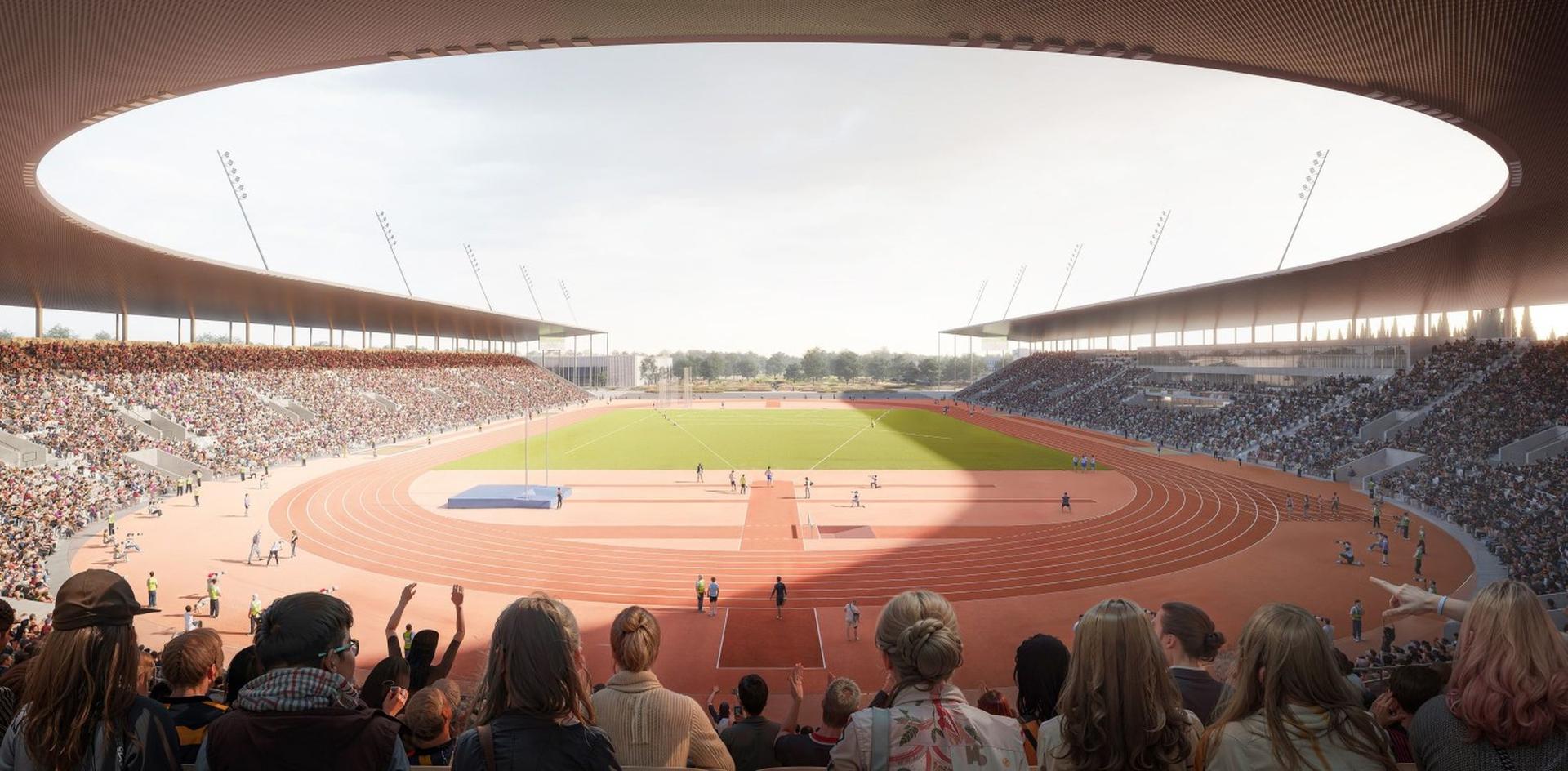 Hala sportowa i główny stadion warszawskiej Skry