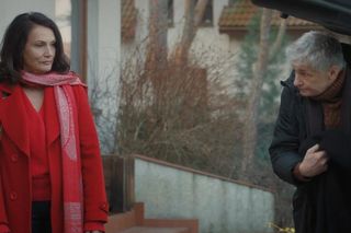 M jak miłość, odcinek 1860: Erwin (Andrzej Dopierała), Aleksandra (Małgorzata Pieczyńska)