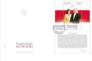 Para Prezydencka na znaczku. Poczta Polska upamiętnia ofiary katastrofy w Smoleńsku 