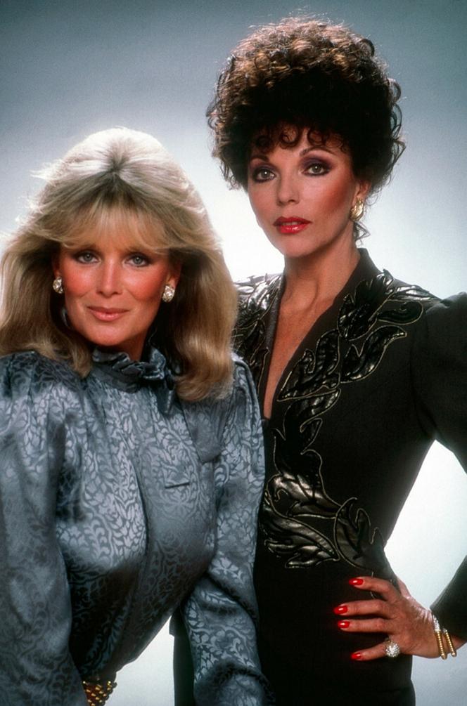 Linda Evans i Joan Collins czyli Krystle i Alexis z „Dynastii"