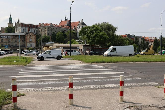 Tak wygląda al. Unii Lubelskiej w Lublinie przed przebudową (pierwsza połowa czerwca 2025)