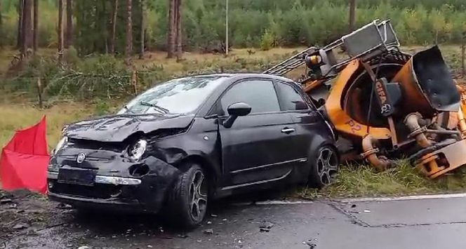   Purdka. Tragiczny wypadek na trasie Olsztyn - Szczytno