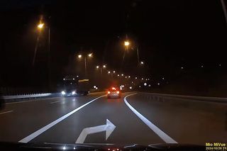 Dwa tiry jechały pod prąd drogą ekspresową S1. Kierowcy uciekali slalomem, by uniknąć zderzenia