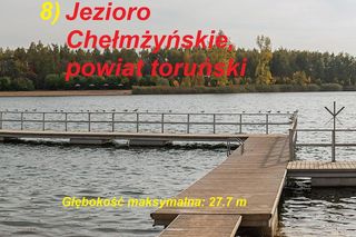 Ranking najgłębszych jezior kujawsko-pomorskiego