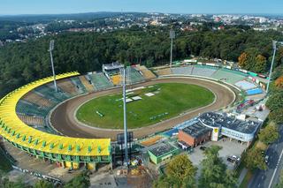 Stadion żużlowy w Zielonej Górze z lotu ptaka