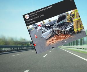 Kolizja na autostradzie A1 w kierunku Gdańska. Są utrudnienia w ruchu 