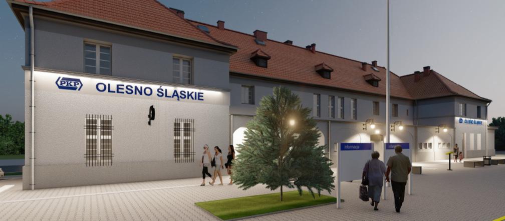 Dworzec Olesno Śląskie 