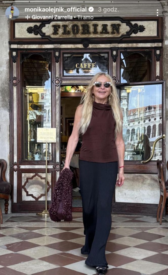 Monika Olejnik w Wenecji