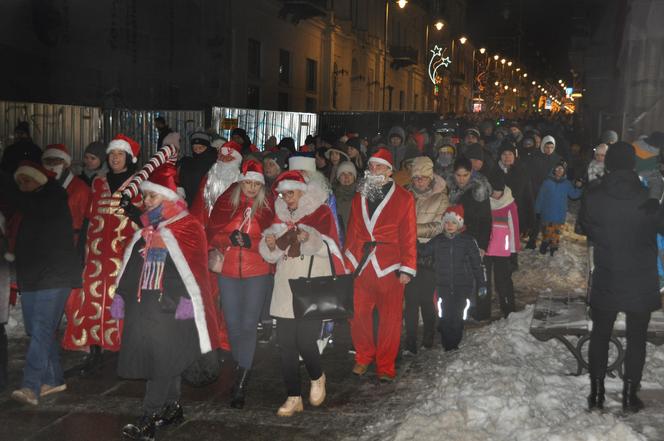 Parada Mikołajów i odpalenie choinki świątecznej w Kielcach