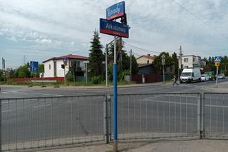 Skrzyżowanie na granicy Bielan i Izabelina