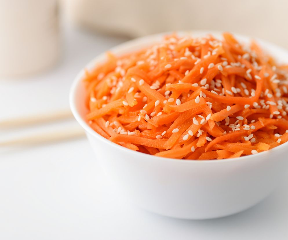 Koreańska surówka z marchwi - ten smak Was urzeknie