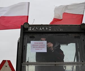 Protest rolników w Medyce