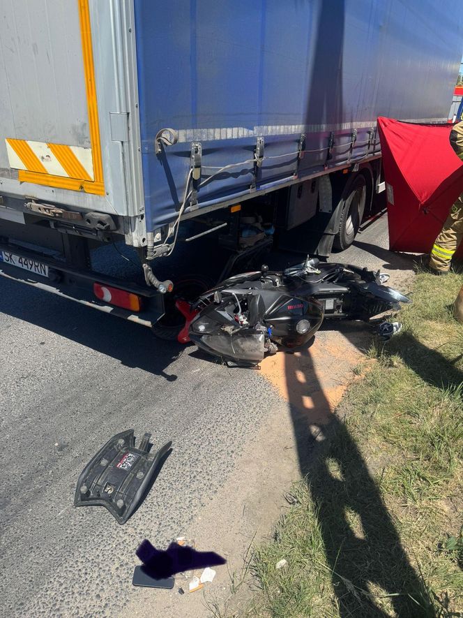 Czarny Alert Drogowy. W Czeladzi doszło do śmiertelnego wypadku. Nie żyje 18-letni motocyklista