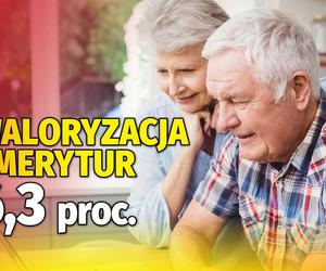 Waloryzacja emerytur 6,3 proc.